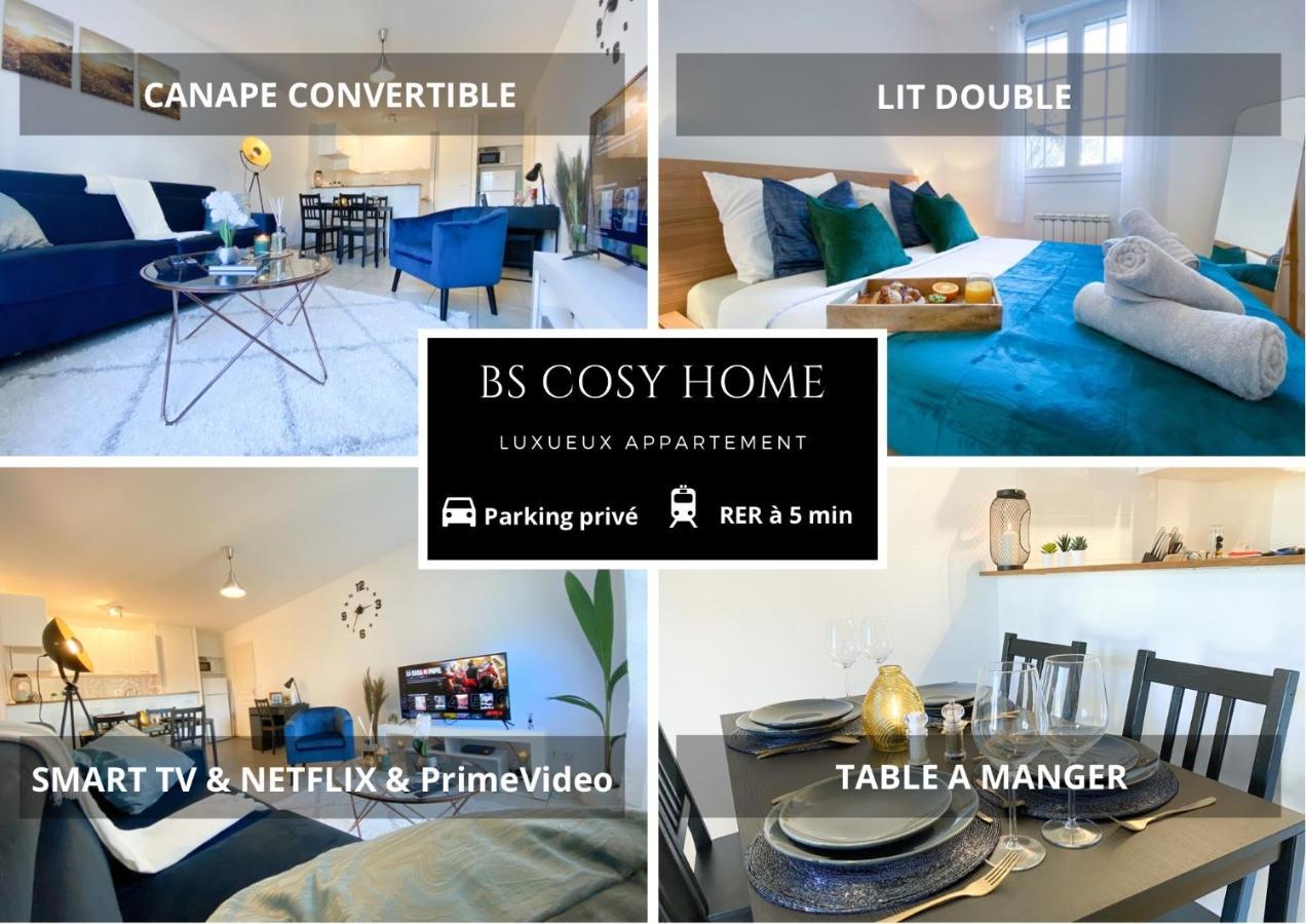 Apartmán Blue Pearl - Parking - Gare Rer A 5 Min Corbeil-Essonnes Exteriér fotografie